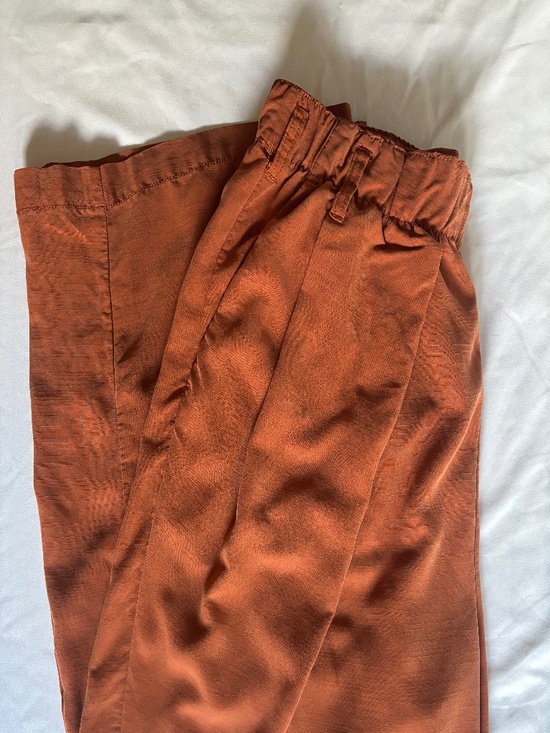 Free People Pants - Free People rust-colored wide-leg pants